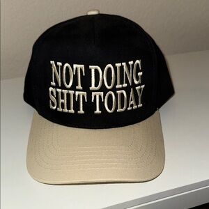 CC Boutique Black and Tan Statement Cap